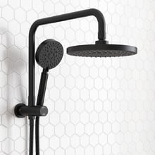 Euro 200mm 4 Function Short Twin Shower